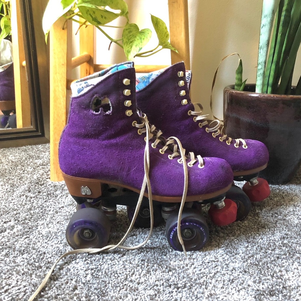Purple Moxi Skates